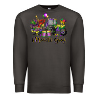 Smoke mardi gras tractor Premium Sweatshirt - CowGirlArtShop