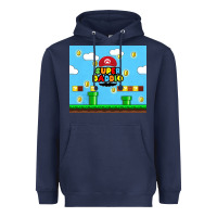Navy super daddio Heavyweight Hoodie - TumblerDesignByShophia