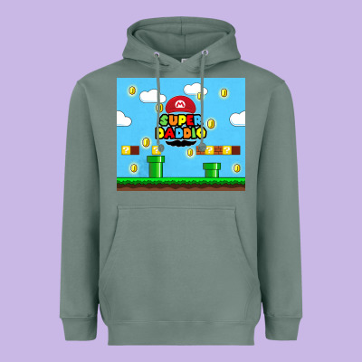 Super Daddio Heavyweight Hoodie Designed By Tumblerdesignbyshophia