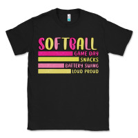 Black retro softball png Classic Tee - JahusDesignShop