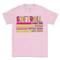 Bubblegum Pink retro softball png Classic Tee - JahusDesignShop