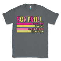 Charcoal Heather retro softball png Classic Tee - JahusDesignShop