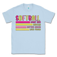 Dusty Blue retro softball png Classic Tee - JahusDesignShop
