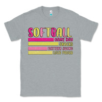 Heather Grey retro softball png Classic Tee - JahusDesignShop