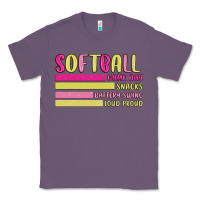 Lavender retro softball png Classic Tee - JahusDesignShop