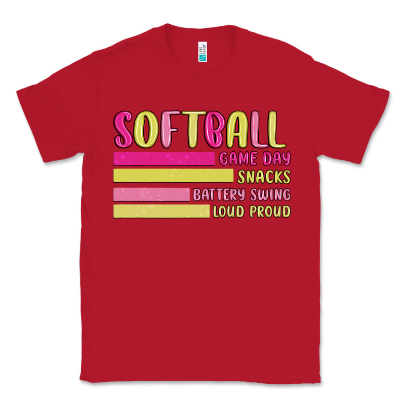 Retro Softball Png Classic Tee by JahusDesignShop | Teevron