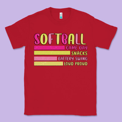 Retro Softball Png Classic Tee Designed By Jahusdesignshop