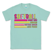 Seafoam retro softball png Classic Tee - JahusDesignShop