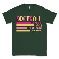 Sports Green retro softball png Classic Tee - JahusDesignShop