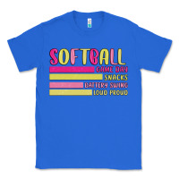 True Royal retro softball png Classic Tee - JahusDesignShop