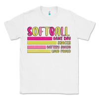 White retro softball png Classic Tee - JahusDesignShop