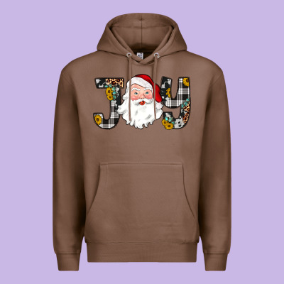 Joy Santa Premium Hoodie Designed By Jahusdesignshop