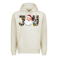 Oatmeal Heather joy santa Premium Hoodie - JahusDesignShop