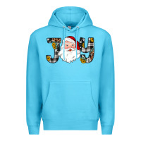 Ocean Blue joy santa Premium Hoodie - JahusDesignShop