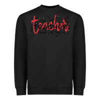 Black christmas teacher Heavyweight Sweatshirt - MaliasSmallBusiness