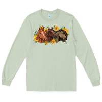 Matcha western horses Long Sleeve Tee - MaliasSmallBusiness