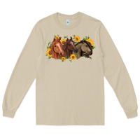 Mushroom western horses Long Sleeve Tee - MaliasSmallBusiness