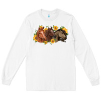White western horses Long Sleeve Tee - MaliasSmallBusiness