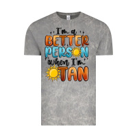 Cloud Rock im better person when im tan Vintage Tee - MaliasSmallBusiness