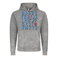 Cloud Rock alphabet autism awareness Vintage Hoodie - MaliasSmallBusiness