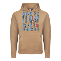 Vintage Coffee alphabet autism awareness Vintage Hoodie - MaliasSmallBusiness