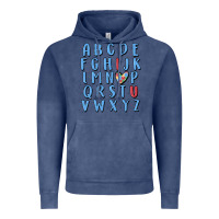 Alphabet Autism Awareness Vintage Hoodie | Teevron