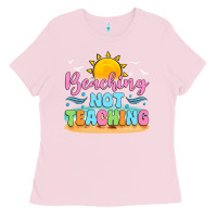 Bubblegum Pink beaching not teaching Ladies Tee - JahusDesignShop