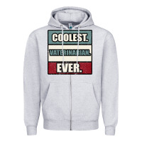 Heather Grey coolest veterinarian ever Zipper Hoodie - Bettercallsaul