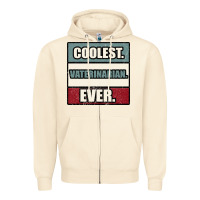 Sandshell coolest veterinarian ever Zipper Hoodie - Bettercallsaul