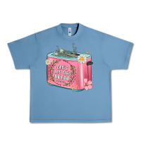 Pebble Blue let s get this bread malia Urban Heavy Tee - MaliasSmallBusiness