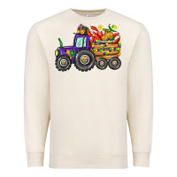 Sandshell mardi gras tractor Premium Sweatshirt - CowGirlArtShop