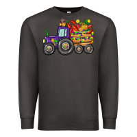 Smoke mardi gras tractor Premium Sweatshirt - CowGirlArtShop