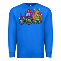 True Royal mardi gras tractor Premium Sweatshirt - CowGirlArtShop