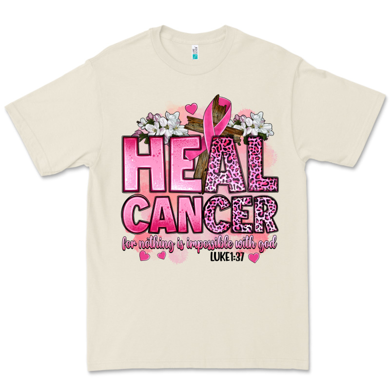 Heal Cancer For Nothing Is Impossible With God Luk Premium Tee by Artiststas | Teevron