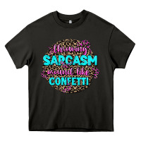 Asphalt throwing sarcasm around like confetti Heavy Core Tee - AdoDesignShop