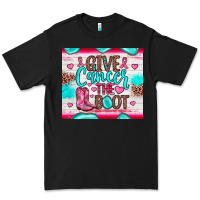 Black give cancer the boot Premium Tee - JahusDesignShop