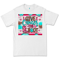White give cancer the boot Premium Tee - JahusDesignShop