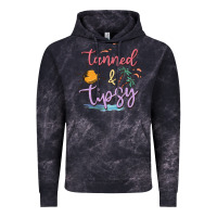 Cloud Black tanned and tipsy Vintage Hoodie - MaliasSmallBusiness