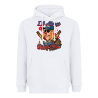White I'll always be your biggest fan Baseball Heavyweight Hoodie - HowdyJamesFarm