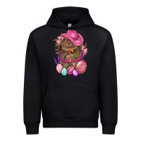 Black Cowboy Rabbit Easter Urban Hoodie - BundleAndBundleShop