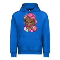 Cobalt Cowboy Rabbit Easter Urban Hoodie - BundleAndBundleShop