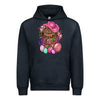 Navy Cowboy Rabbit Easter Urban Hoodie - BundleAndBundleShop