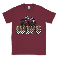 Burgundy race wife Classic Tee - MaliasSmallBusiness