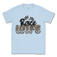 Dusty Blue race wife Classic Tee - MaliasSmallBusiness