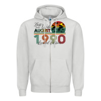 Dove Grey Best Wife Since August 1990 Limited Edition Zipper Hoodie - Bettercallsaul