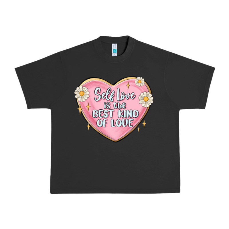 Self Love Is The Best Kind Of Love Malias Urban Heavy Tee by MaliasSmallBusiness | Teevron