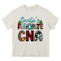 Cream santas favorite cna Heavy Core Tee - JahusDesignShop