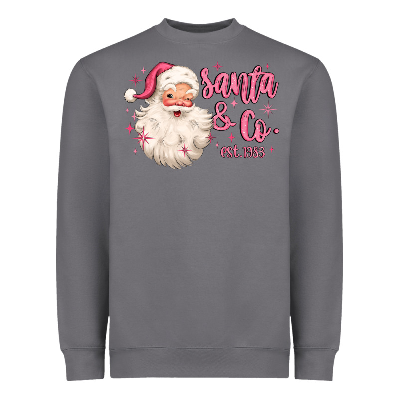 Santa And Co Heavyweight Sweatshirt by MaliasSmallBusiness | Teevron
