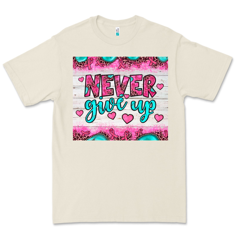 Never Give Up Premium Tee by JahusDesignShop | Teevron