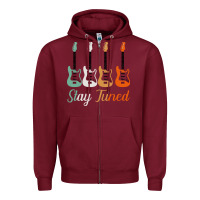 Burgundy Bass Guitar Vintage Funny Bass Player Bassist Zipper Hoodie - Bettercallsaul